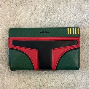 Loungefly Green and Brown Star Wars Wallet (Boba Fett)